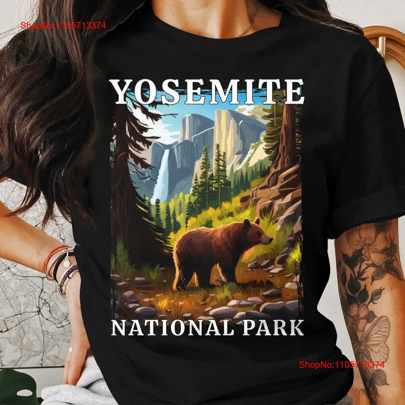 Outdoor Camping Yosemite - Yosemite National Park California Camping T-shirt