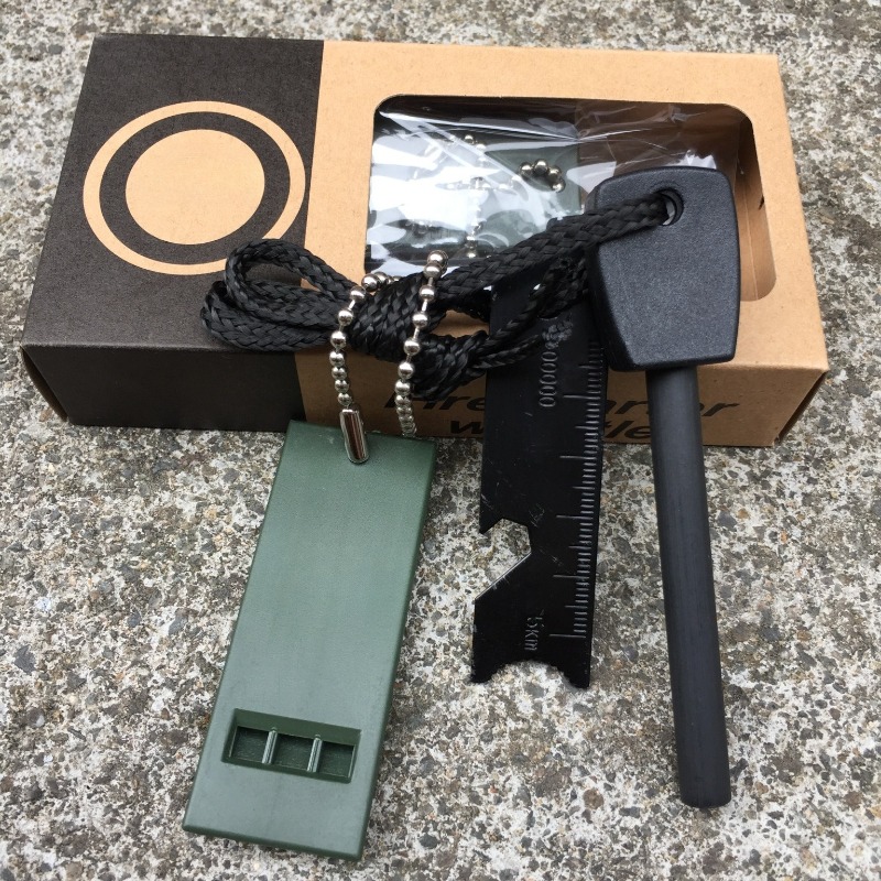 Fire Starter Flint - Outdoor Survival Vuurstartset, Ferrocerium staafje met