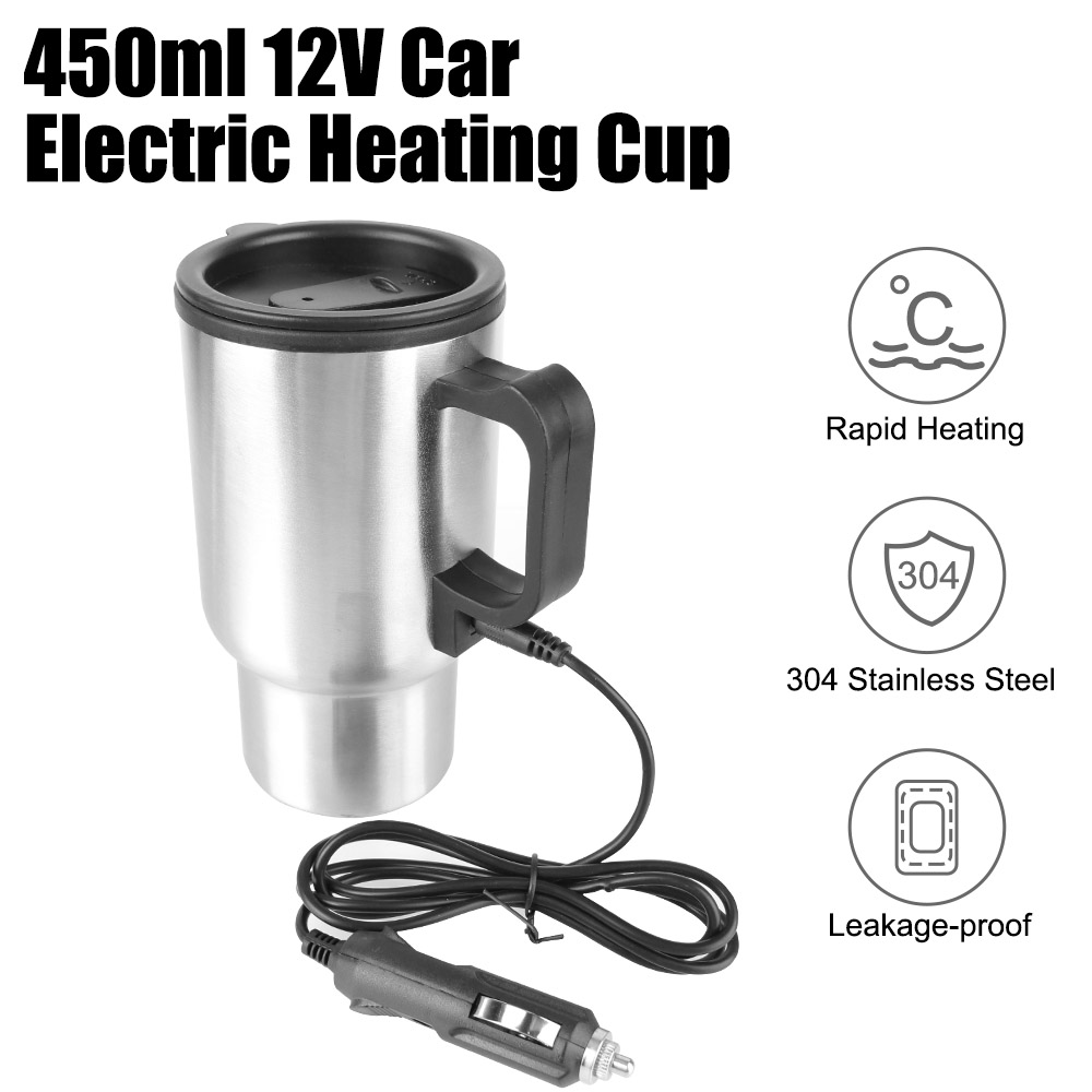 Outdoor Camping Kettle - Elektrische Verwarming Auto Waterkoker Camping Reizen