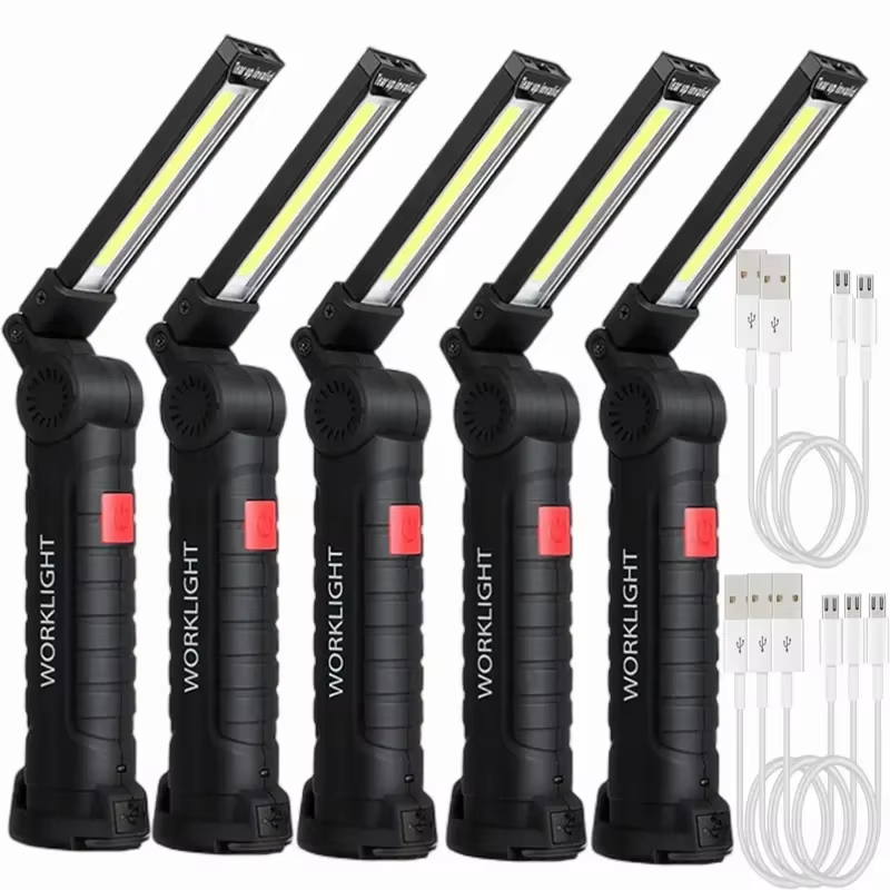 Outdoor Camping Lampe - Draagbare COB LED-zaklamp USB oplaadbare werklamp