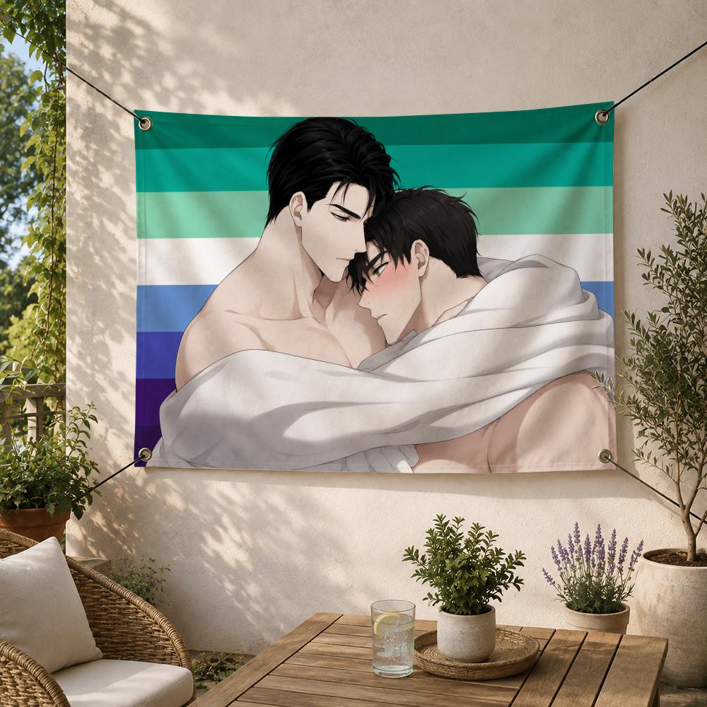 Jinli Outdoor Camping - Romance Jin Chung-woo Matthew Rayner Vlaggen