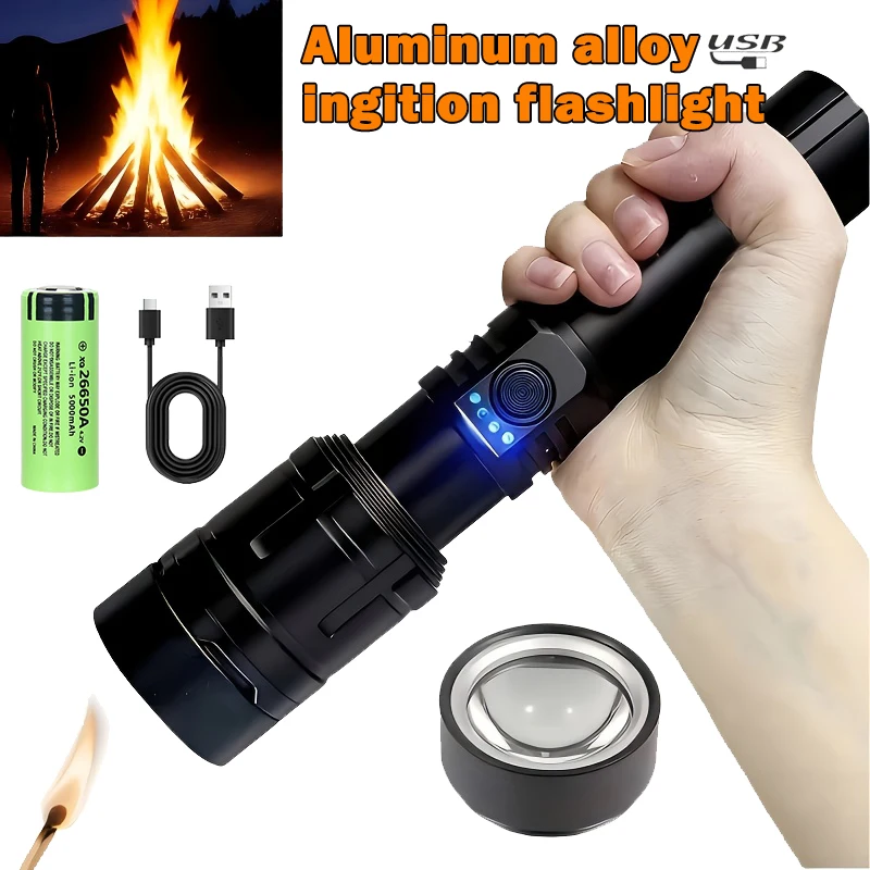Outdoor Camping Lampe - Ultra krachtige zaklamp Concentraterende ontsteking Zaklamp
