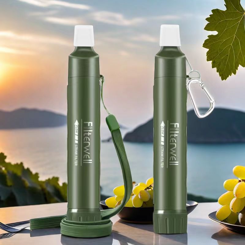 Portable Water Filter - Filterwell Persoonlijke Camper Waterzuiveraar Filterstro Draagbare