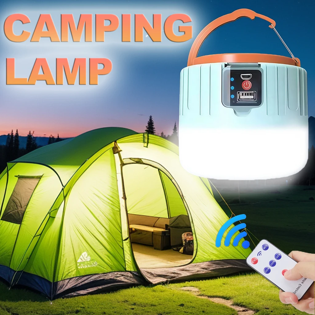 Outdoor Camping Lampe - Campinglantaarn op zonne-energie Oplaadbare LED draagbare