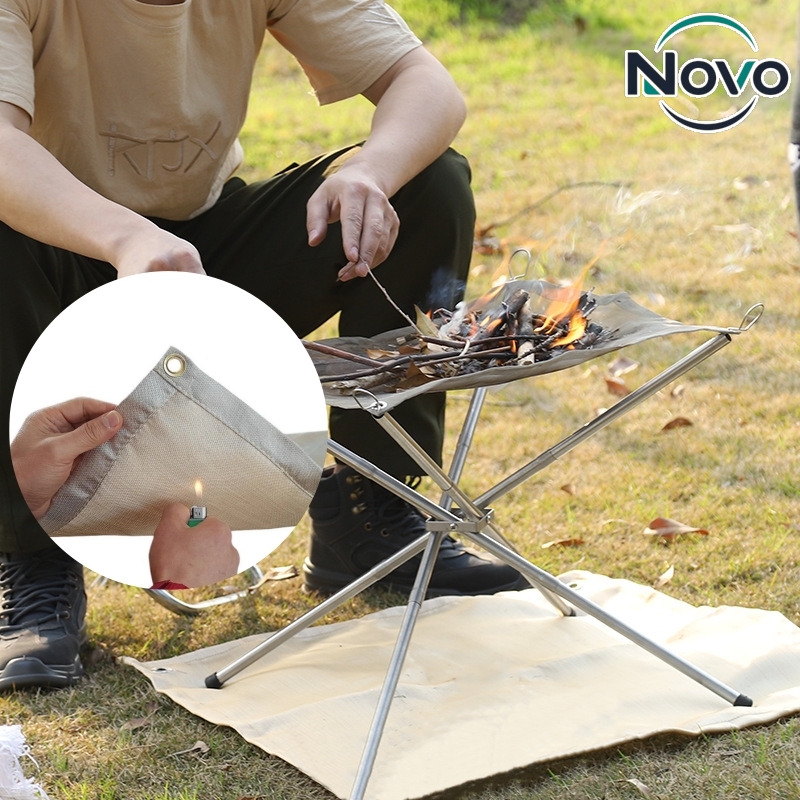 Outdoor Camping Fire Pit - Vuurvaste mat voor buitenkamperen, voor kampvuur,