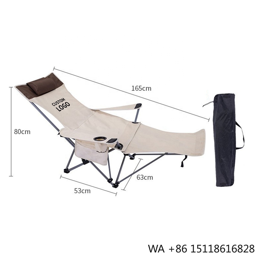 Outdoor Camping Chairs Folding - Draagbare opvouwbare relaxstoel, lichtgewicht verstelbare stoel