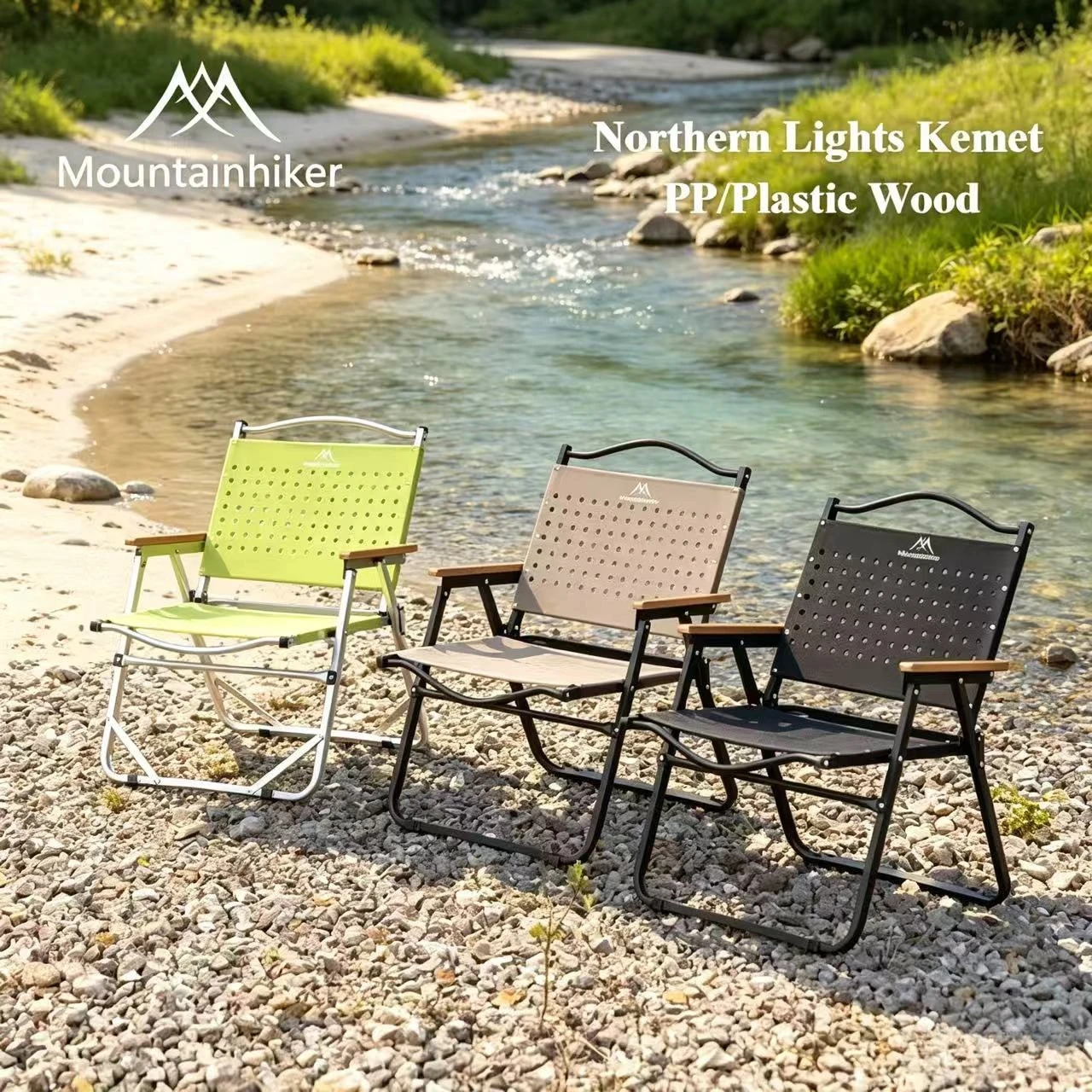 Outdoor Camping Recliner Chairs - MOUNTAINHIKER Campingstoel Draagbare opvouwbare Kermit-stoel Opvouwbare
