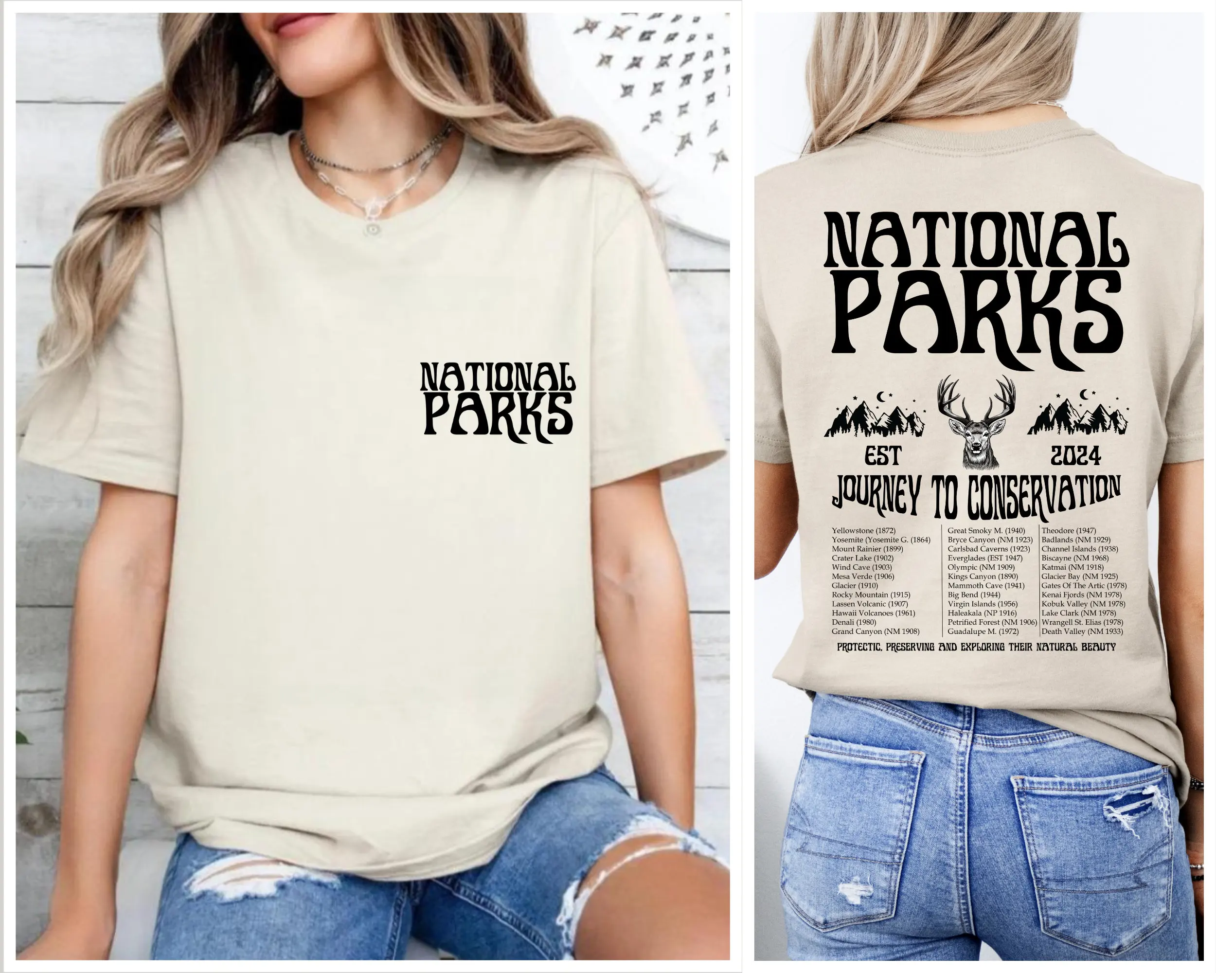 Outdoor Camping Yosemite - Nationale Parken T-shirt Us Park S