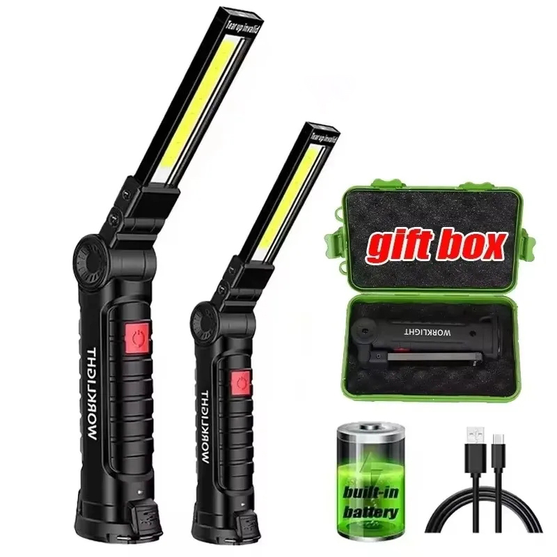 Outdoor Camping Lampe - Draagbare handzaklamp USB oplaadbare LED-werklamp 5