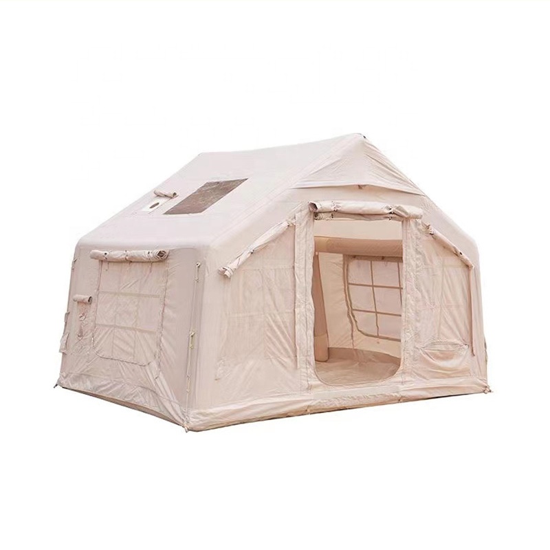 Outdoor Camping On Youtube - Zwarte automatische opblaasbare tent Grote Glamping
