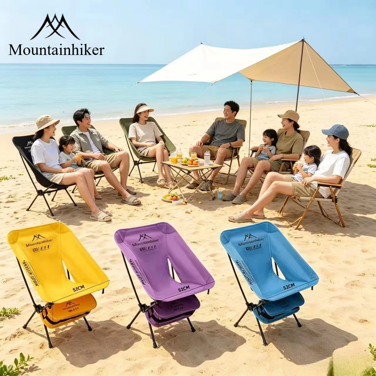 Outdoor Camping Hammock Chair - Ultralichte opvouwbare maanstoel van aluminiumlegering, buitenbank