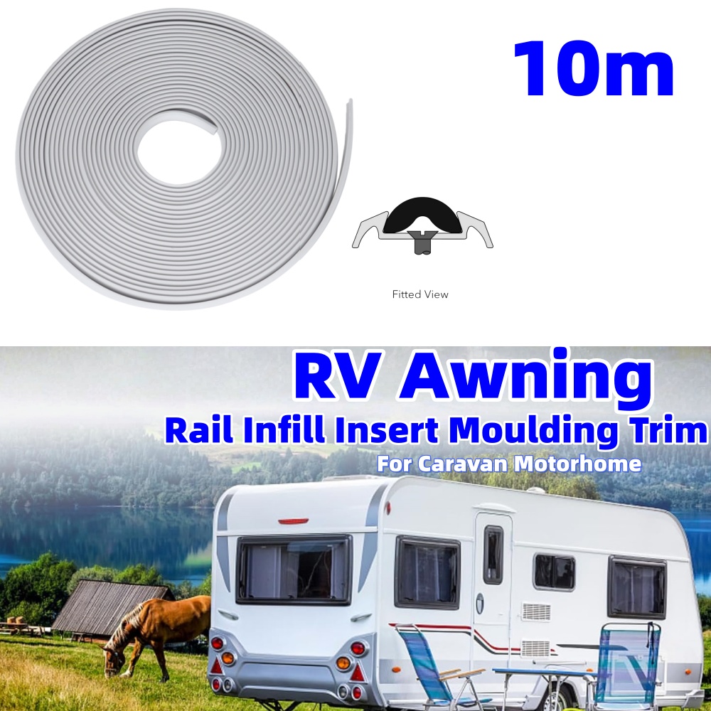 Camping Tent - 10m RV Luifelrail Vulling Insert Vormgeving