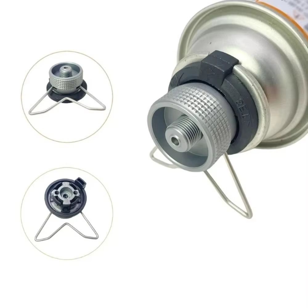 Outdoor Camping On Youtube - Draagbare aluminiumlegering butaanadapter Schroefbare ventielmondstuk Universele