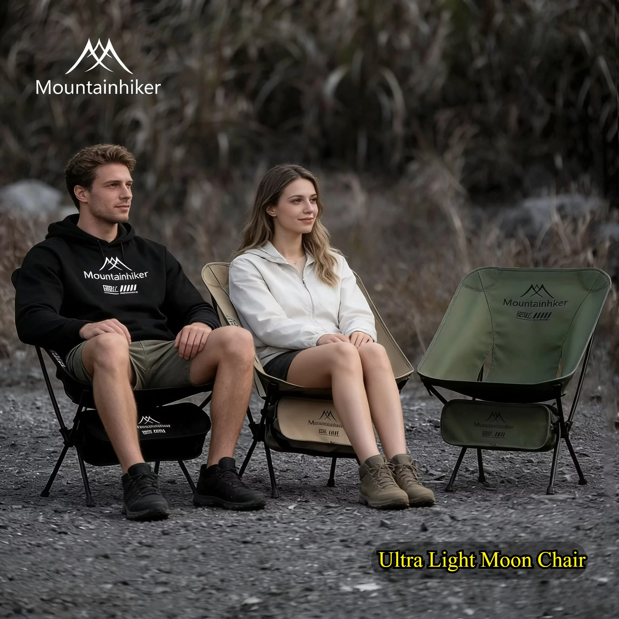 Outdoor Camping Hammock Chair - MOUNTAINHIKER Upgrade Ultralichte maanstoel voor kamperen,