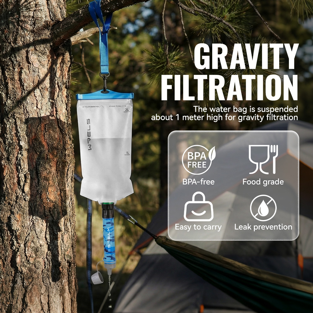 WRELS Outdoor Hiking Mini Camp - Portable Water Filter recensie en prijs
