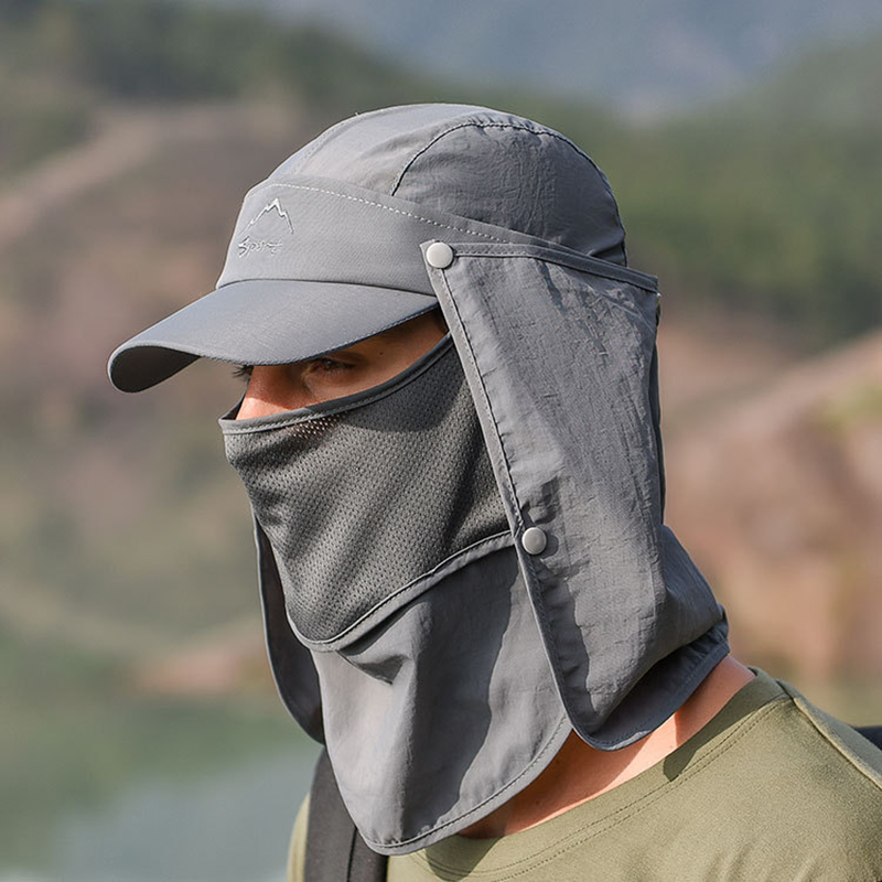 Multifunctionele Opvouwbare Sn - Camping Outdoor Quick Drying Sun Neck Protection Cap Hat recensie en prijs