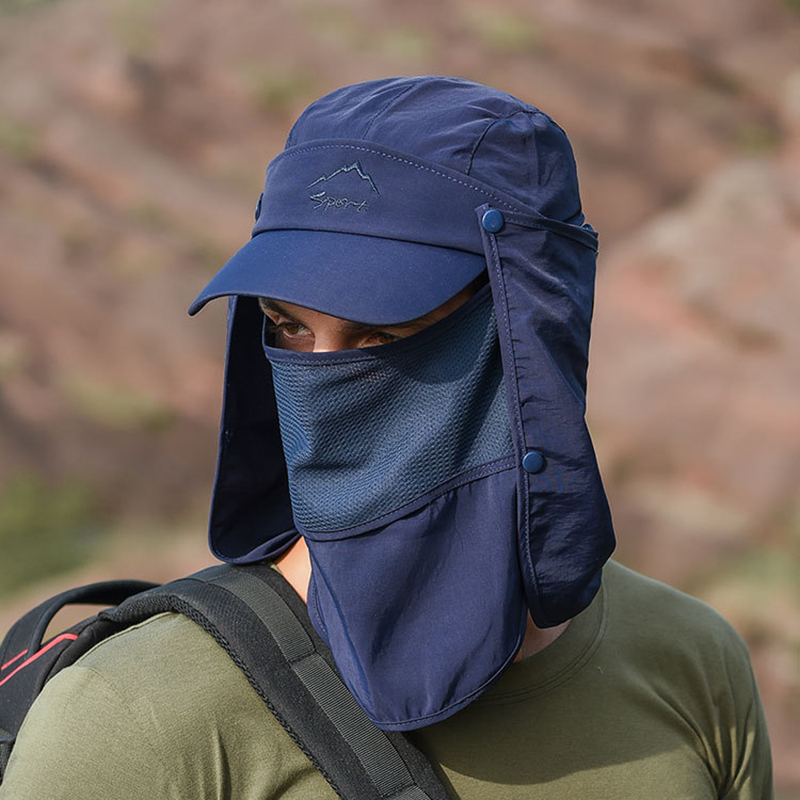 Multifunctionele Opvouwbare Sn - Camping Outdoor Quick Drying Sun Neck Protection Cap Hat recensie en prijs