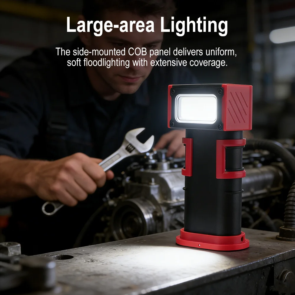 BORUiT COB LED-werklamp 1000LM - Outdoor Camping Lampe recensie en prijs