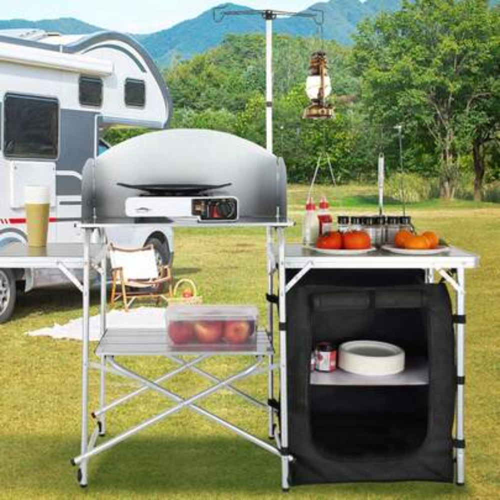 Inklapbare Outdoor Camping Keu - Outdoor Camping Kitchen Setup recensie en prijs