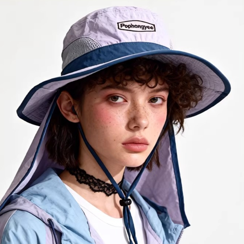 Mode Contrast Stiksels Mesh Sn - Camping Outdoor Quick Drying Sun Neck Protection Cap Hat recensie en prijs