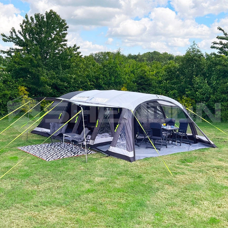 Opblaasbare luifel caravan ten - Camping Tent recensie en prijs