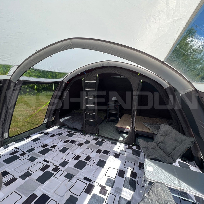 Opblaasbare luifel caravan ten - Camping Tent recensie en prijs