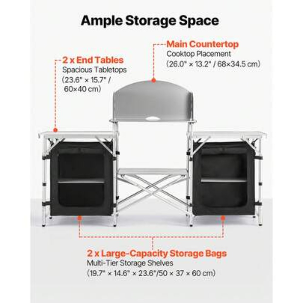 Draagbare opvouwbare campingta - Outdoor Camping Kitchen Setup recensie en prijs