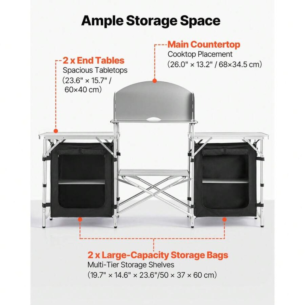 Draagbare opvouwbare campingta - Outdoor Camping Kitchen Setup recensie en prijs
