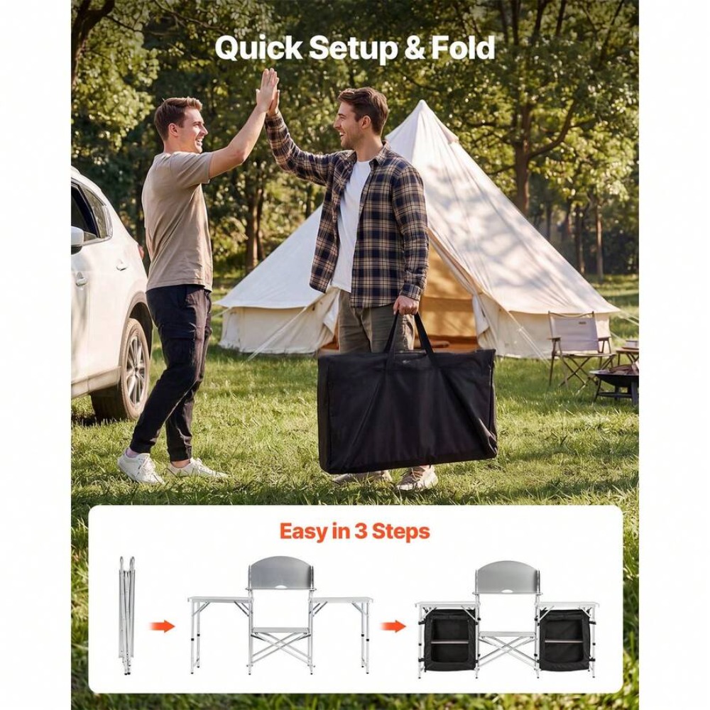 Draagbare opvouwbare campingta - Outdoor Camping Kitchen Setup recensie en prijs