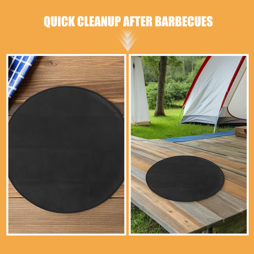 Ronde brandwerende BBQ-mat 24  - Outdoor Camping Fire Pit recensie en prijs