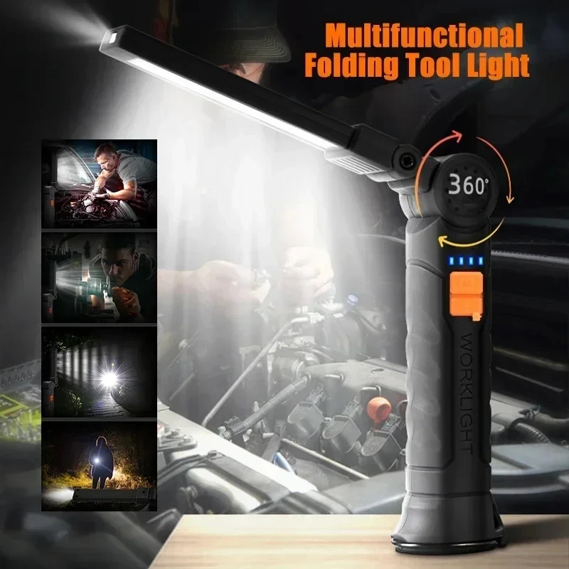 Draagbare COB LED-zaklamp USB  - Outdoor Camping Lampe recensie en prijs