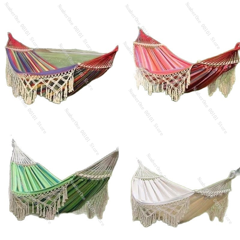 Canvas dubbele hangmat met kwa - Outdoor Camping Hammock Chair recensie en prijs