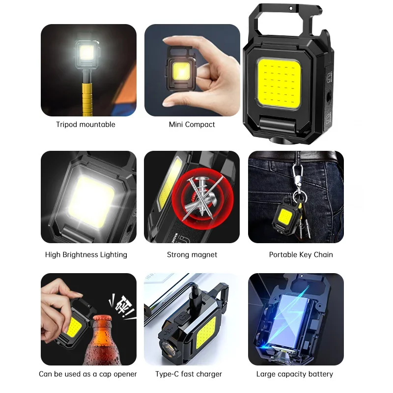 Mini-zaklamp sleutelhangerlich - Outdoor Camping Lampe recensie en prijs