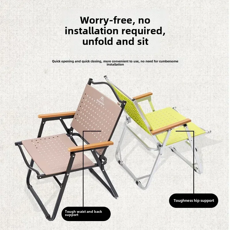 MOUNTAINHIKER Campingstoel Dra - Outdoor Camping Recliner Chairs recensie en prijs