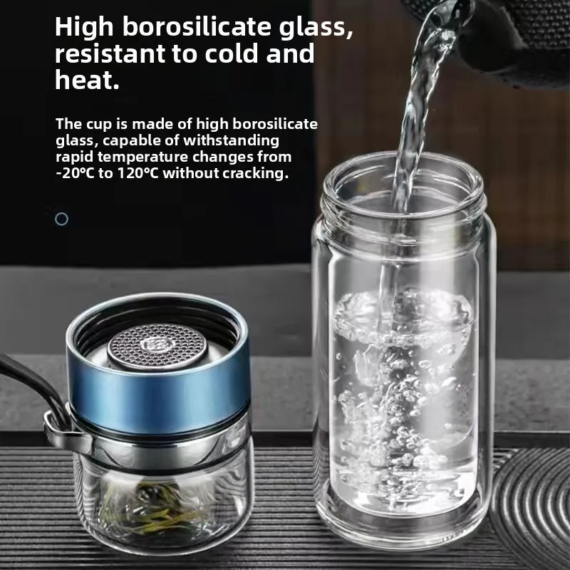 Dubbellaagse glazen theekop me - Portable Water Filter recensie en prijs
