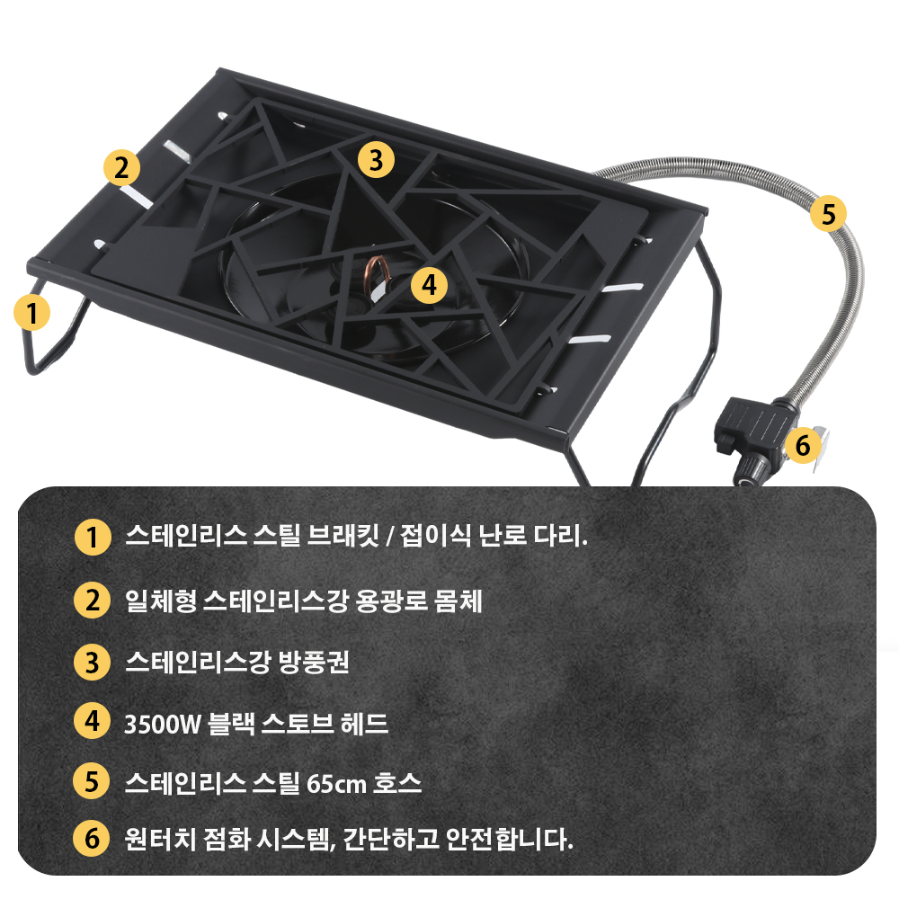 Pandatour Camping IGT-kachel 6 - Outdoor Camping Fire Pit recensie en prijs