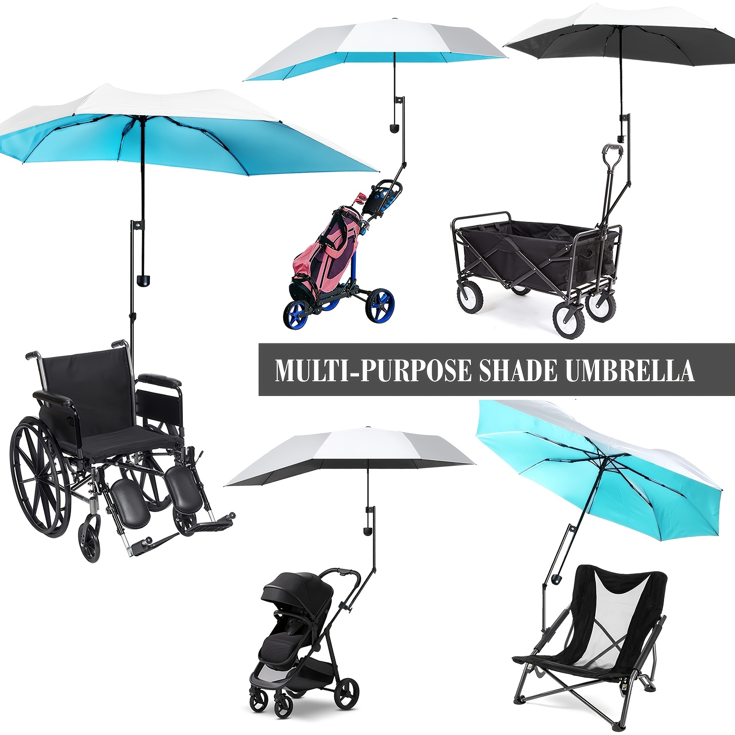 UPF 50+ opzetbare stoelparasol - Outdoor Camping On Youtube recensie en prijs