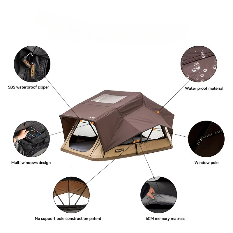 Overland Softshell Dak Tent Wa - Camping Tent recensie en prijs