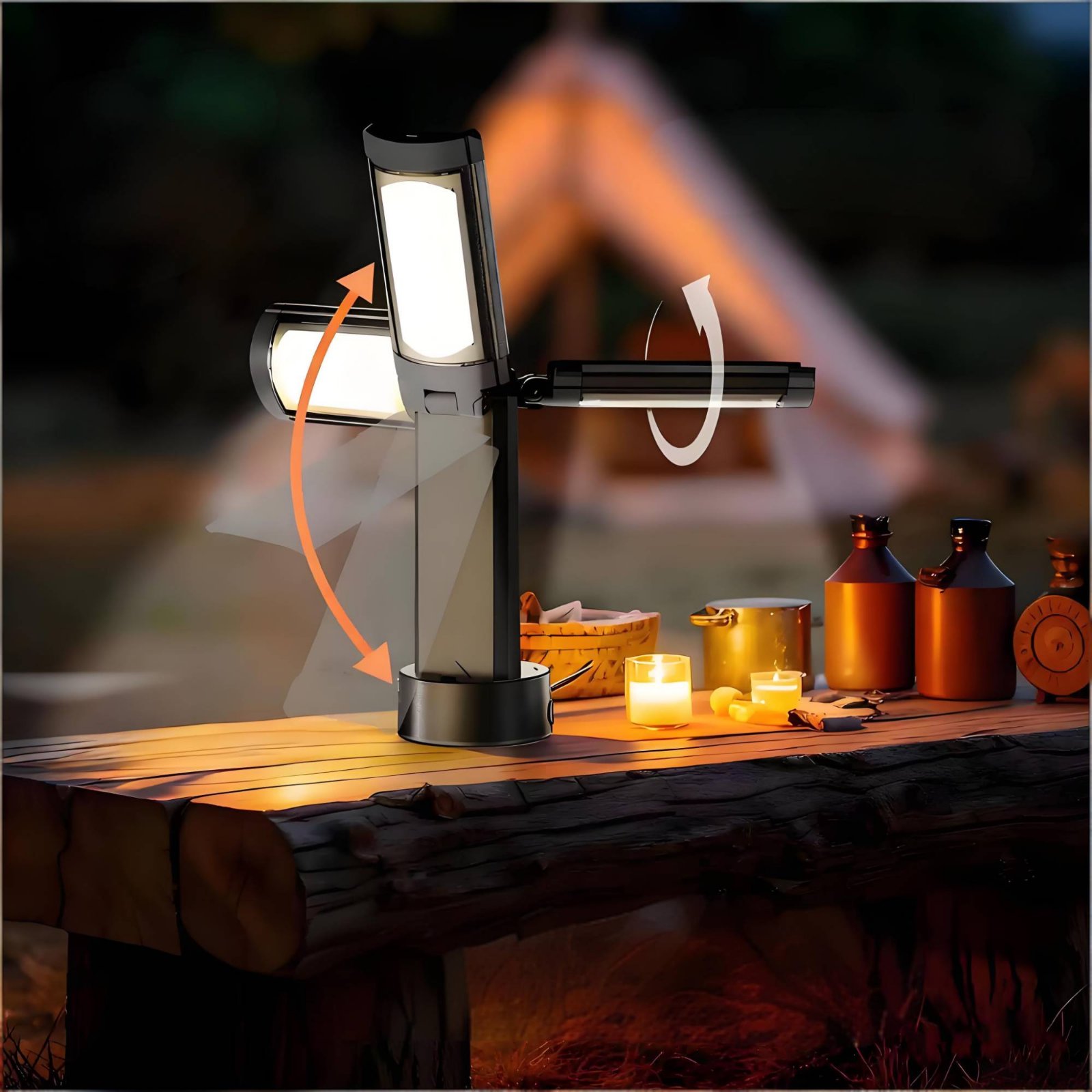 Telescopische tentlamp Verstel - Outdoor Camping Lampe recensie en prijs