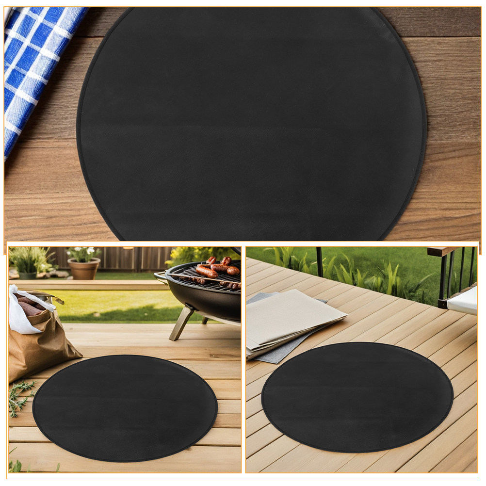 Ronde brandwerende BBQ-mat, hi - Outdoor Camping Fire Pit recensie en prijs