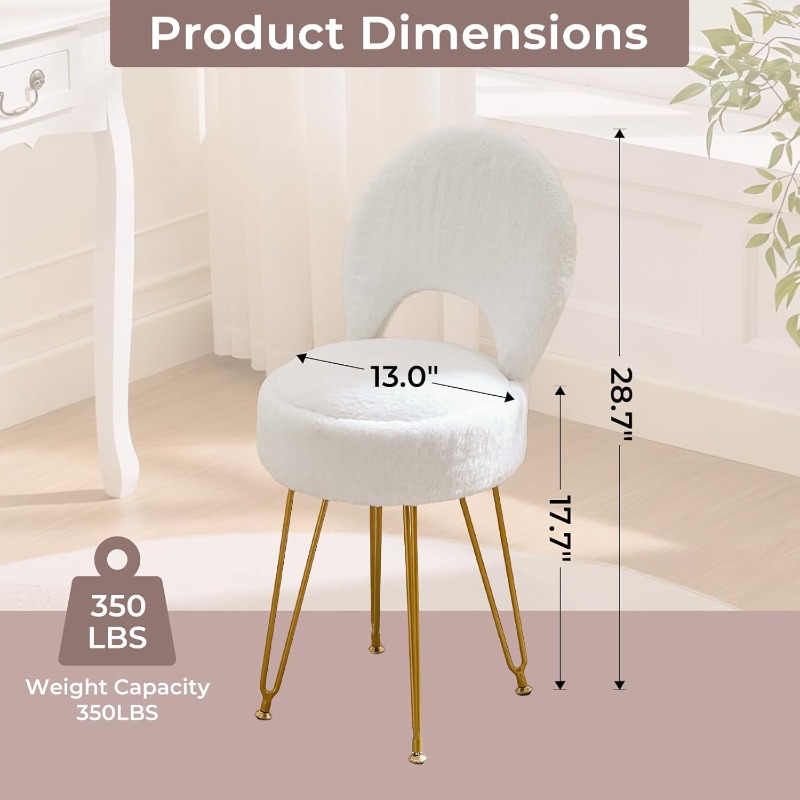 Kunstbont witte kleine kaptafe - Folding Chair recensie en prijs