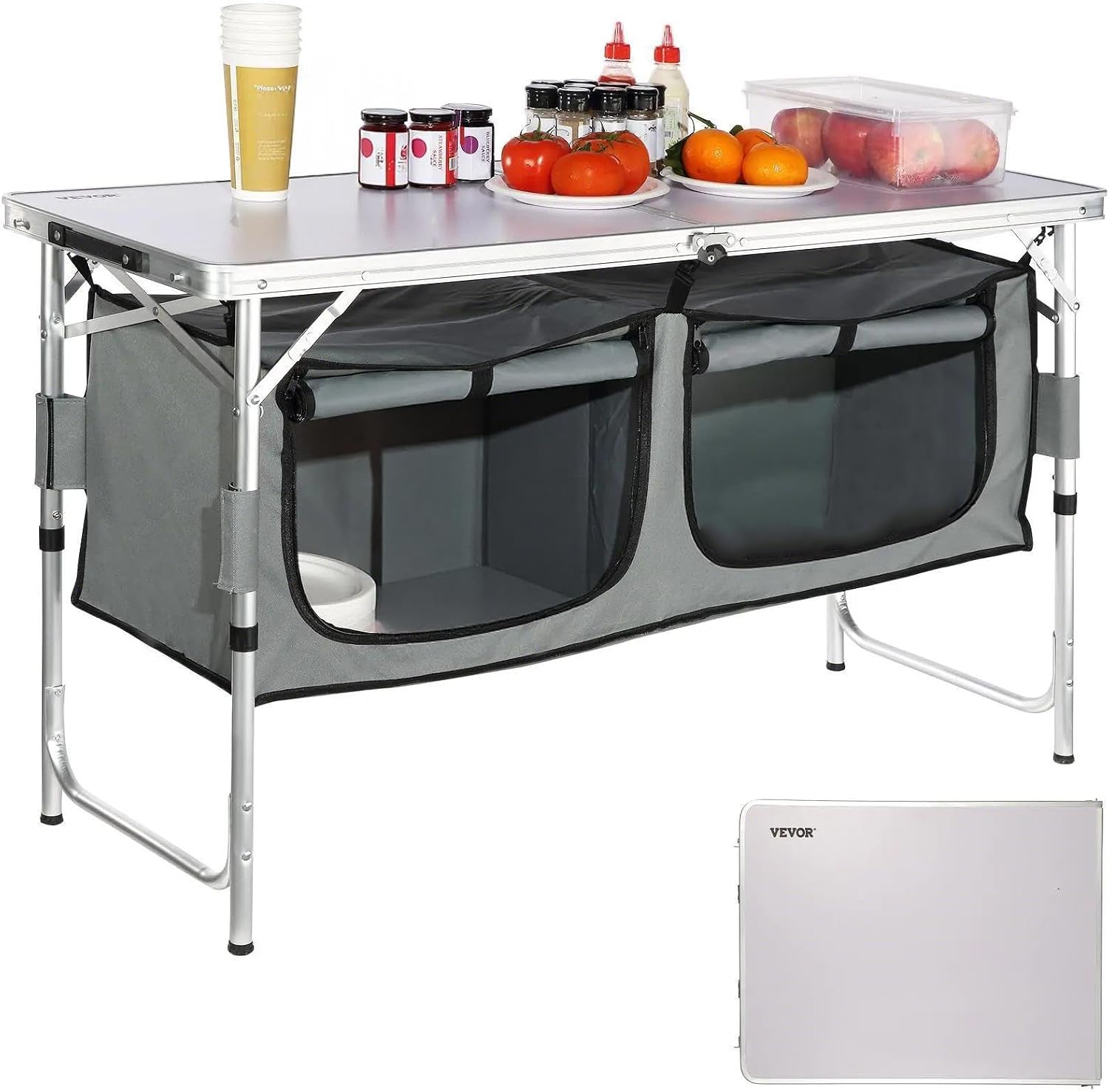 Campingkeukenstation, 3 in hoo - Outdoor Camping Kitchen Setup recensie en prijs