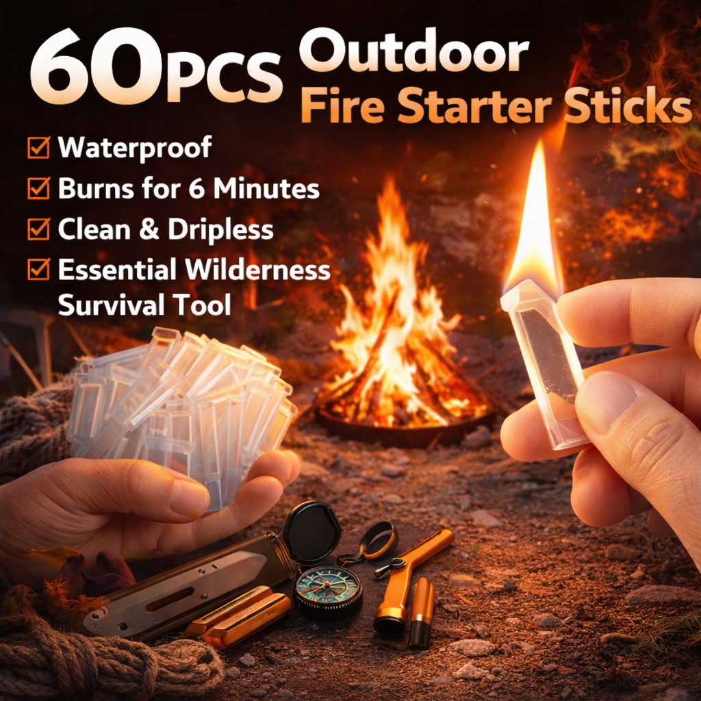 60 stuks waterdichte vuuraanst - Fire Starter Flint recensie en prijs