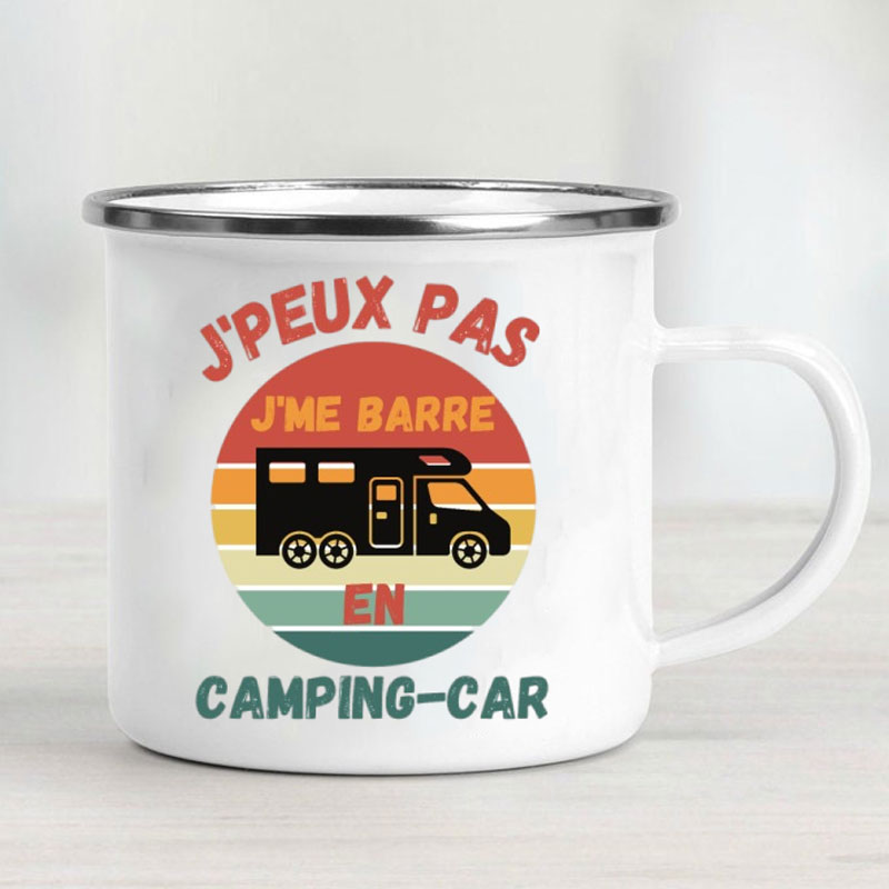 Campingauto Emaille Mok Avontu - Outdoor Camping Ideas recensie en prijs
