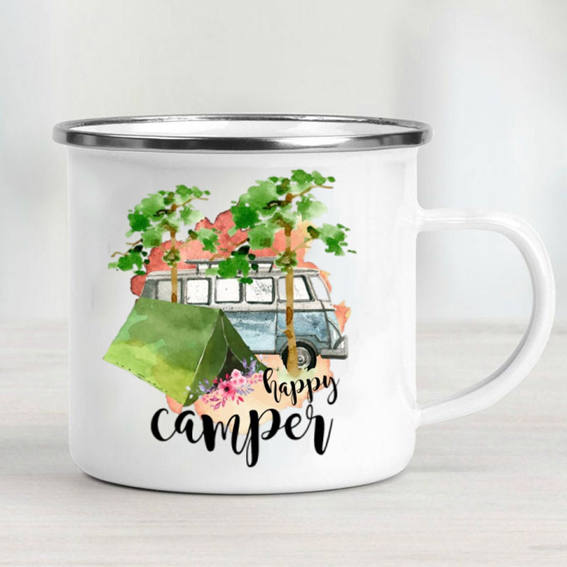 Campingauto Emaille Mok Avontu - Outdoor Camping Ideas recensie en prijs