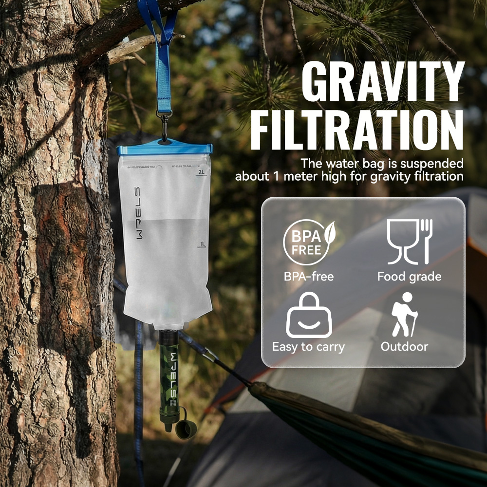 WRELS Outdoor draagbare waterf - Portable Water Filter recensie en prijs