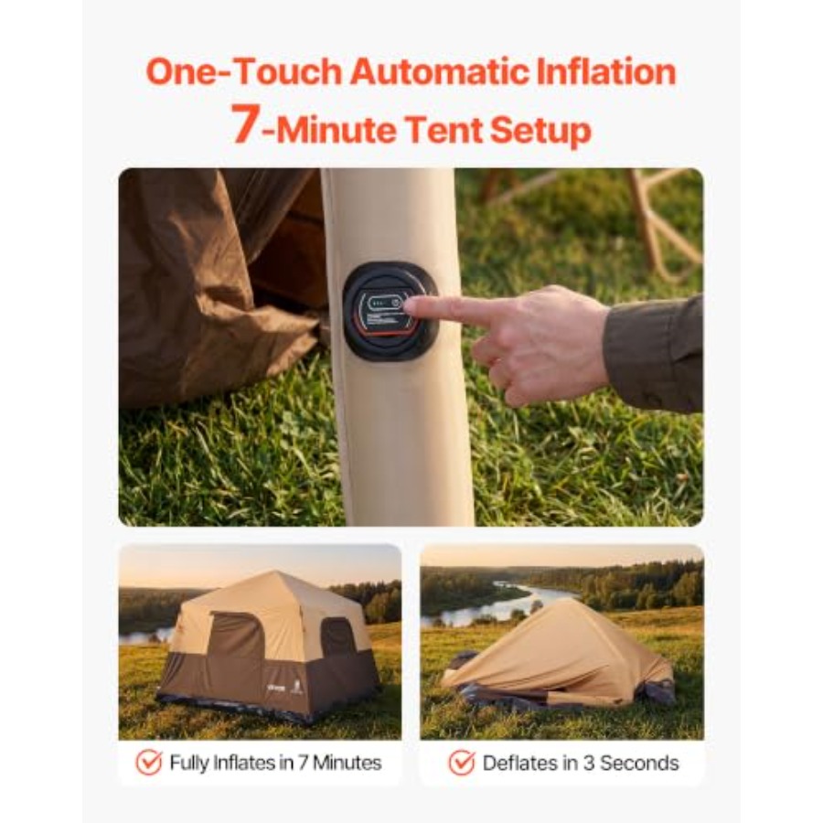 Campingtent, 4/6-persoons auto - Outdoor Camping On Youtube recensie en prijs